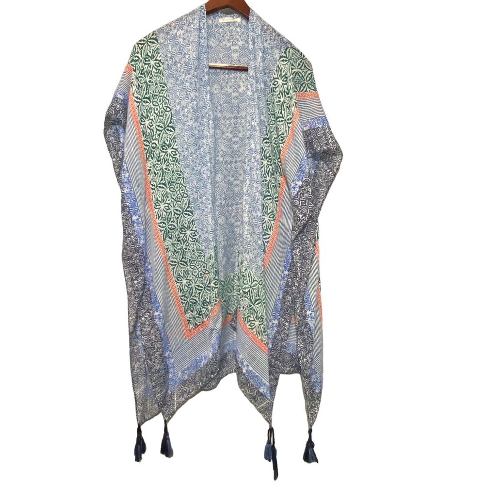 Do Everything in Love Kimono Wrap One Size Fits Most Coastal Grandma Boho